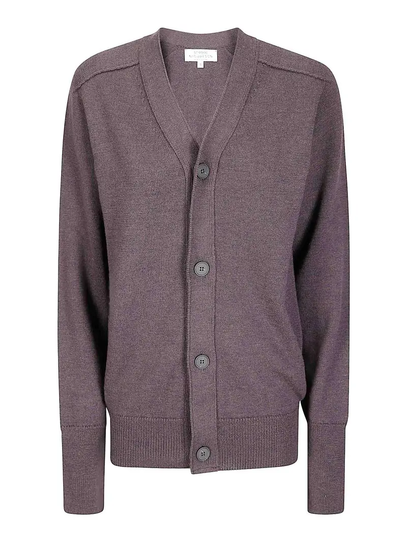 Studio Nicholson Cardigan Marrone 3863270