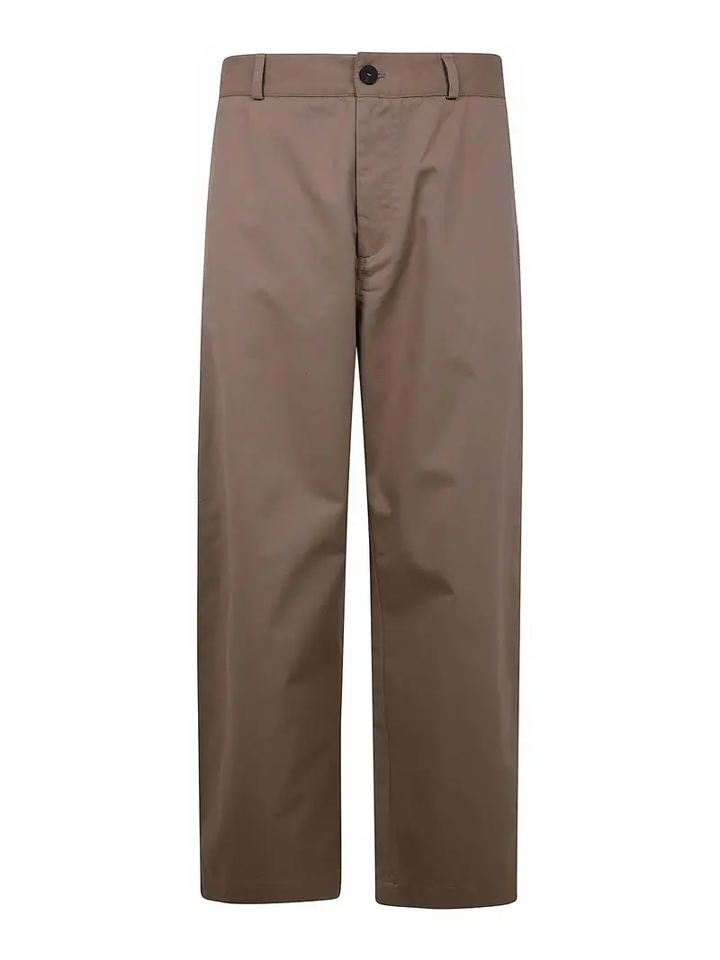 Pantalone gamba curva sottile Color Carne E Neutri