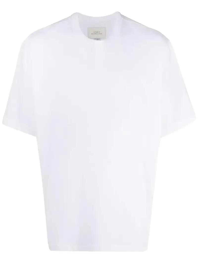 t-shirt boxy Studio Nicholson NERO