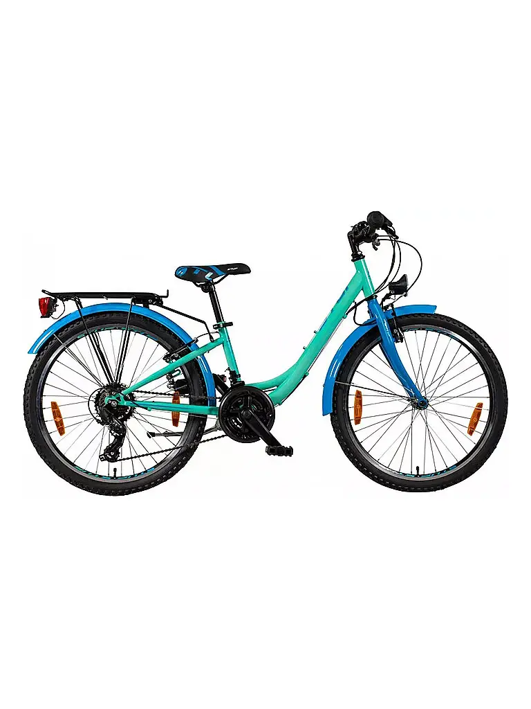 Bicicletta da ragazzo/ragazza Feather 24 verde chiaro