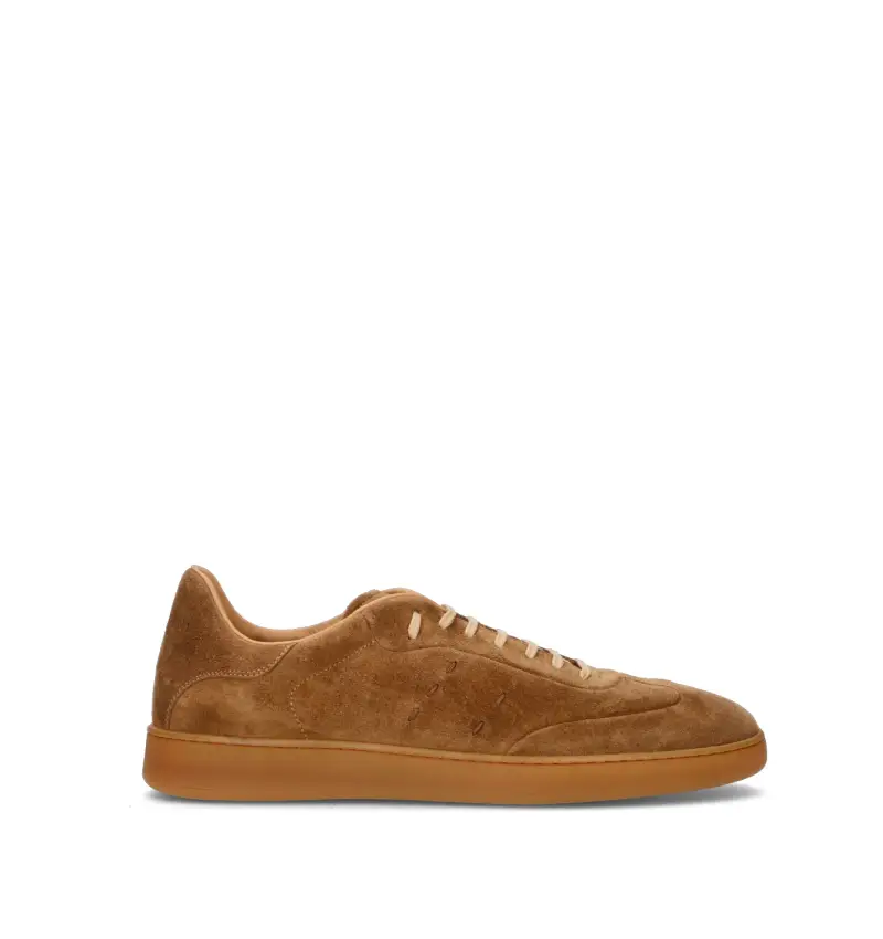 Sneaker uomo sigaro in suede Vario