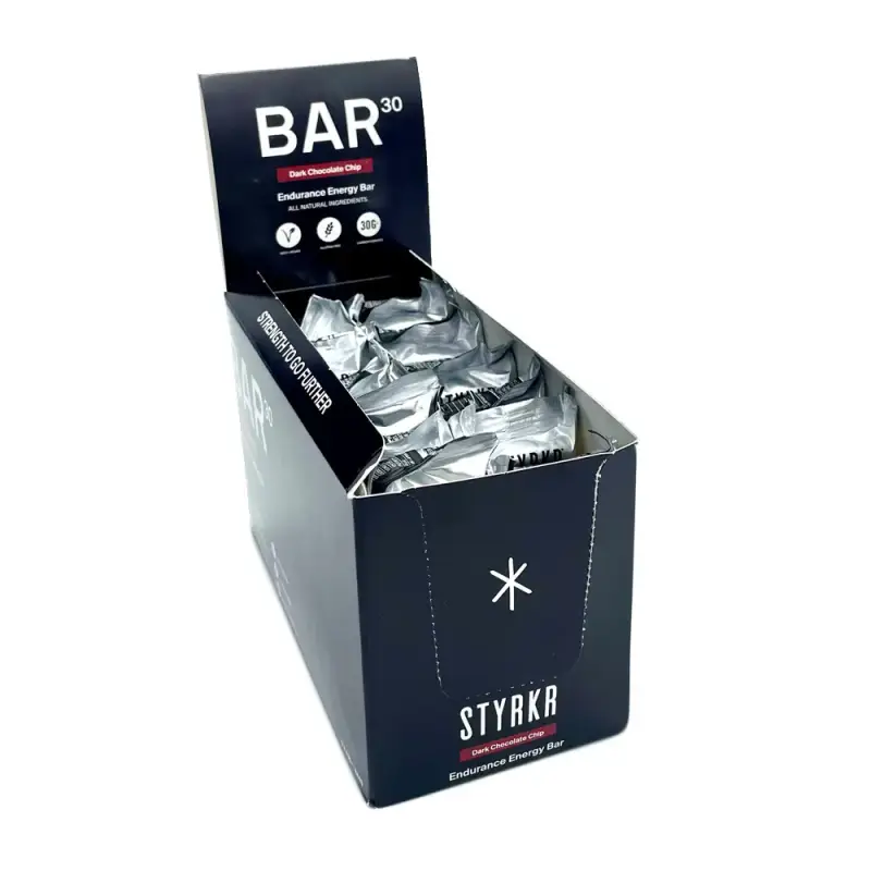 Nutrizione proteica Styrkr BAR30 Chocolat (x12)