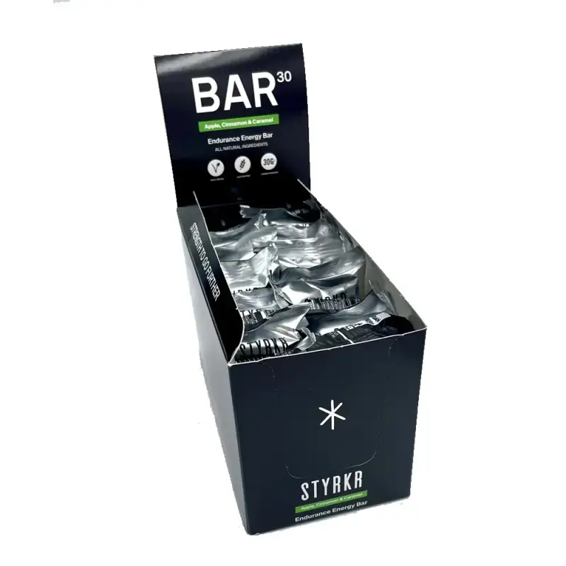 Nutrizione proteica Styrkr BAR30 Pommes, Cannelle, Caramel (x12)