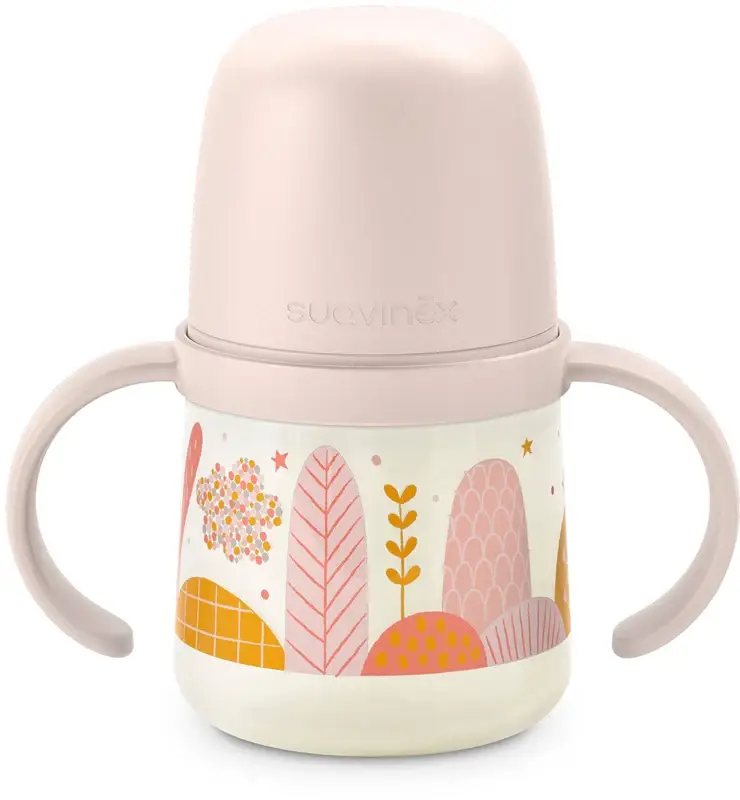 Dreams First bottiglia per bambini con maniglie rosa 6 mesi+ 150 ml