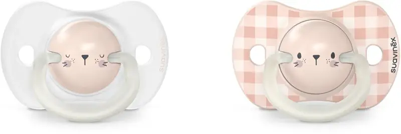 Night & Day Physiological 0-6 mesiesi ciuccio Pink Lion 2 pezzi