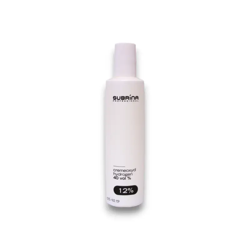 Lozione Ossidante per Capelli Subrina Professional CremeOxyd 12% 40 volumi 120 ml