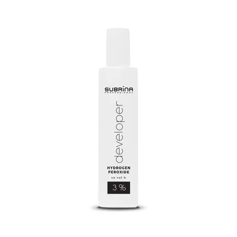 Lozione Ossidante per Capelli Subrina Professional Perossido di Idrogeno 3% 10 volumi 120ml