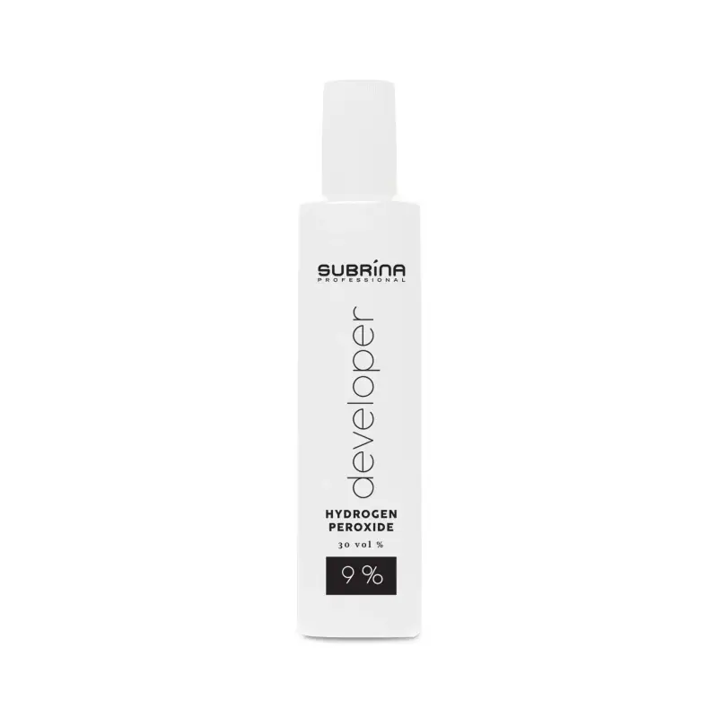 Lozione Ossidante per Capelli Subrina Professional Perossido di Idrogeno 9% 30 volumi 120 ml
