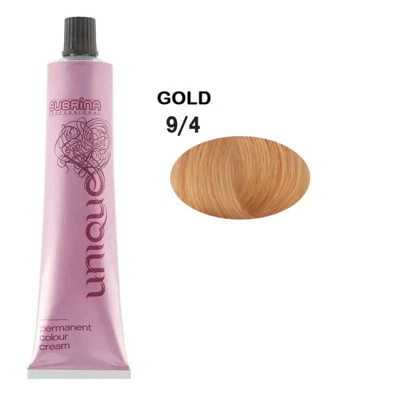 Tintura permanente unica per capelli 9/4 Biondo Chiaro Dorato 100 ml