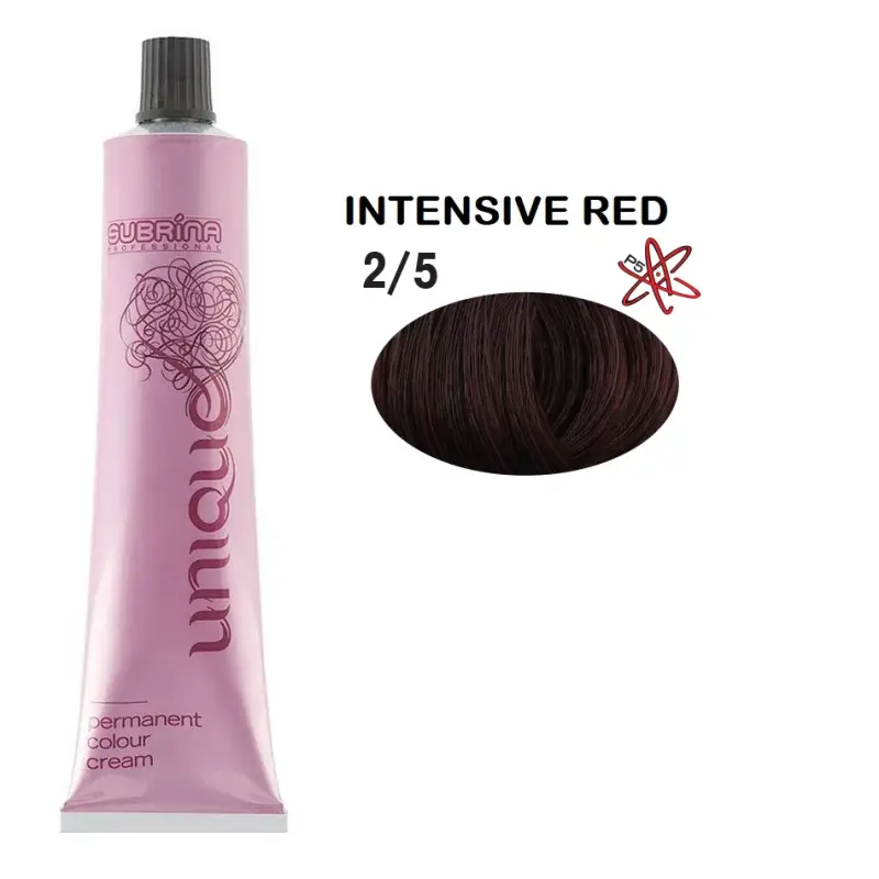 Tintura Unica Per Capelli Permanente 2/5 Rosso Nero 100 ml
