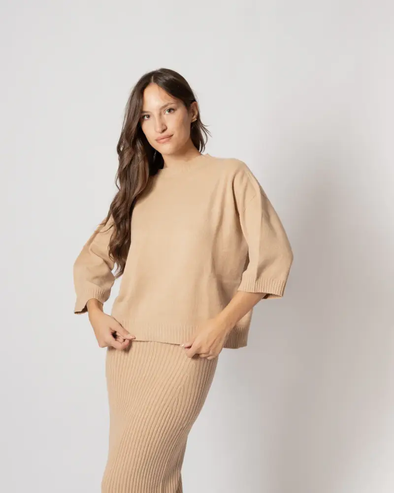 Completo donna beige Cammello miniatura 3