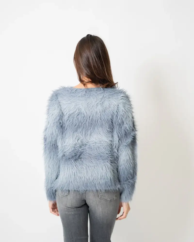 Maglia peluches Azzurra Celeste miniatura 3