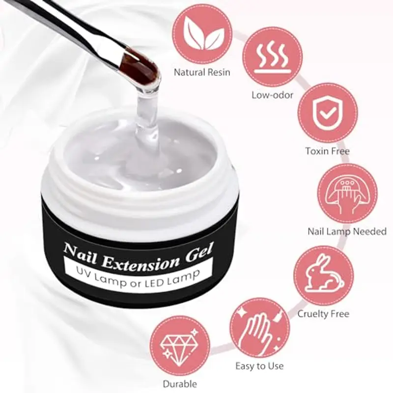 Sularpek Gel Construction Ongle UV, 15 ML Ongle Gel, Gel de Construction Sans HEMA ni TPO, Builder Gel pour miniatura 3