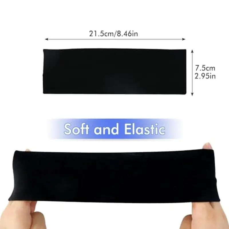 Sularpek Sportiva Fascia Capelli, 6 Pezzi Fascia Elastica per Capelli, Fasce Sportive Elastiche, Headband Sport, per miniatura 2