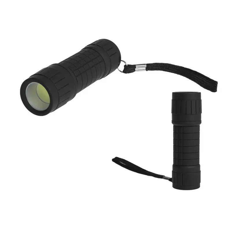 Torcia in gomma nera 3 Watt COB LED TU