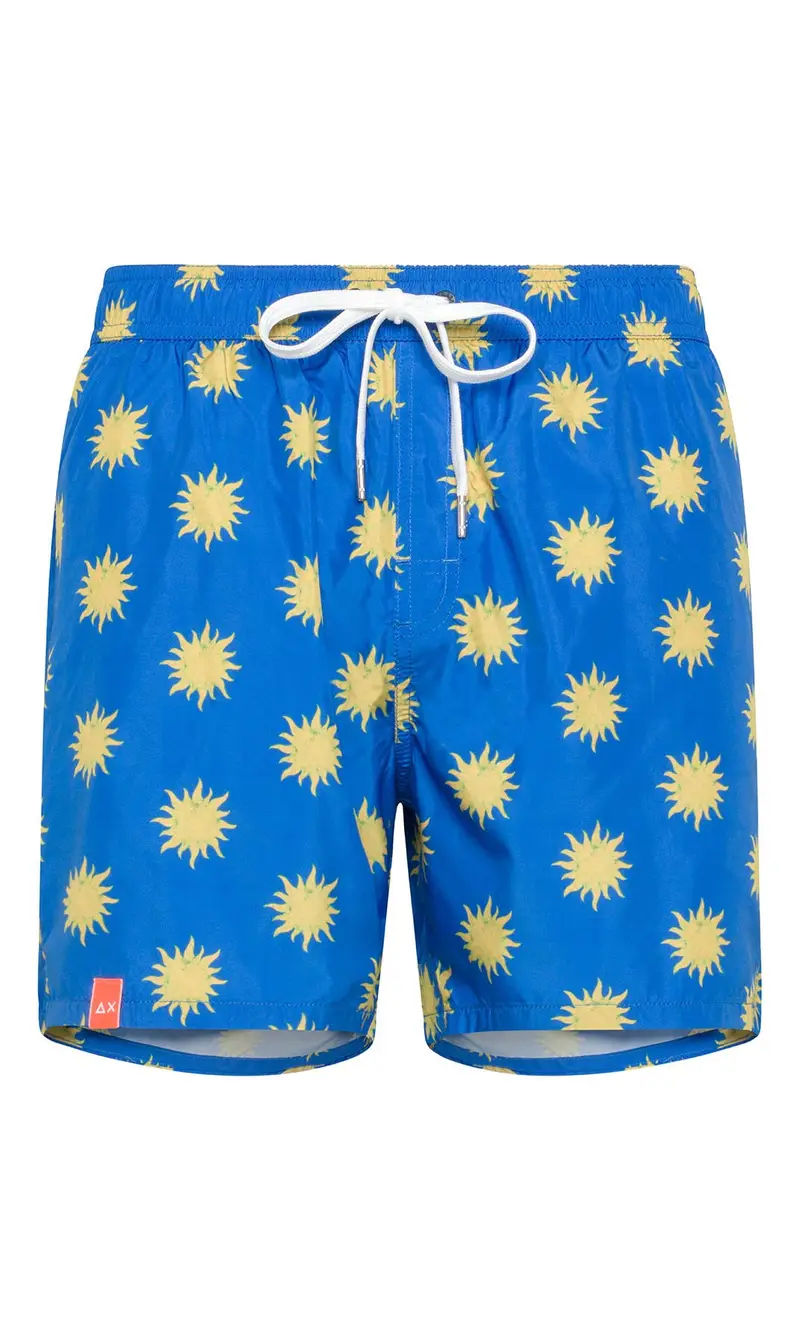 Costume sun 68 con sole, colore bluette