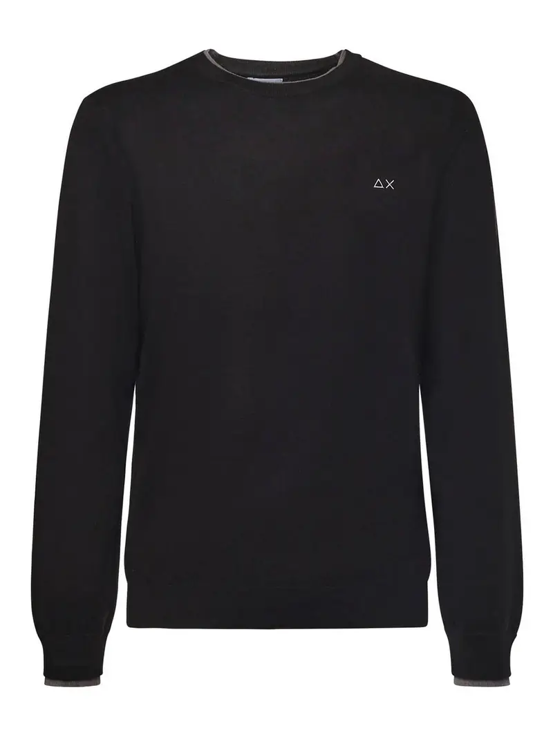 Maglione In Lana E Cotone Nero