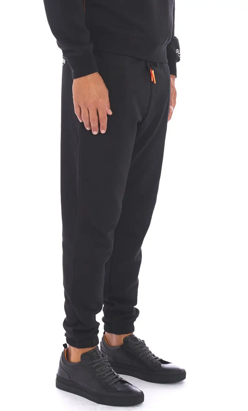 Pantalone in felpa sun 68 sport, colore nero