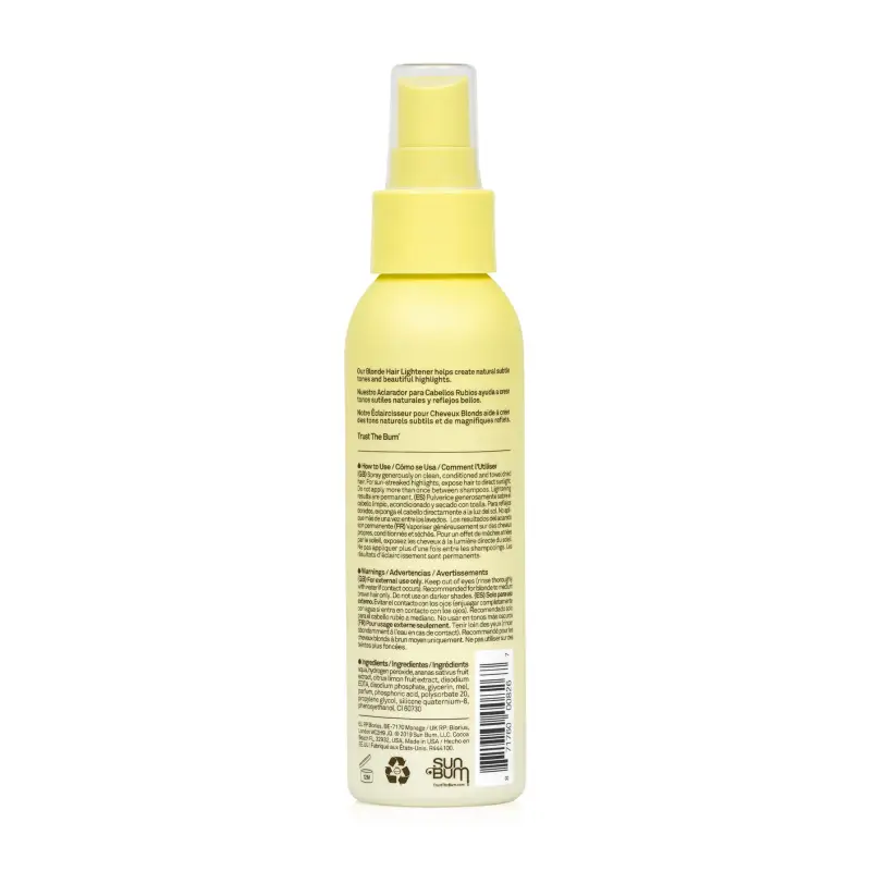 Hair Care Blonde Hair Lightener - Colorazione capelli, Spray solare capelli miniatura 2