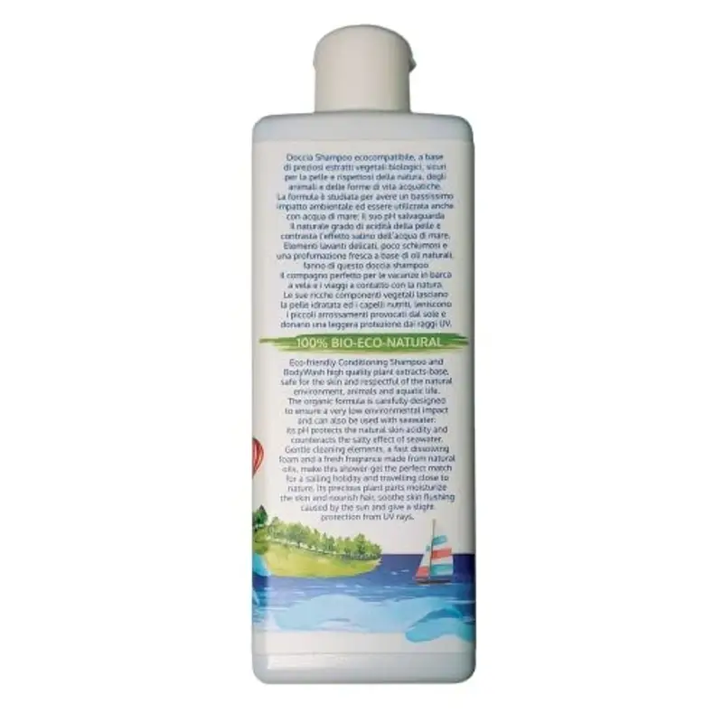 Sun&Salt: Doccia Shampoo 100% Eco-BIO-Natural, Perfetto Anche con l'acqua di Mare miniatura 3