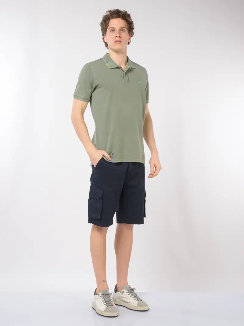 bermuda da uomo Sun68 chino cargo Blu miniatura 2