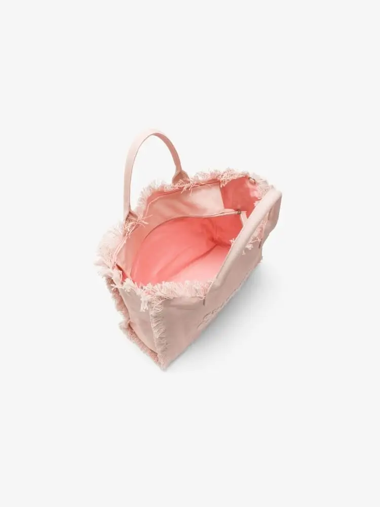 borsa rosa donna logo sul davanti miniatura 2