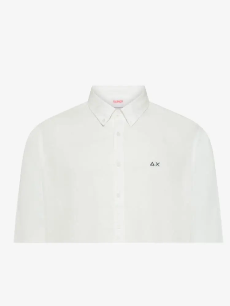 camicia bianca uomo mini logo miniatura 2