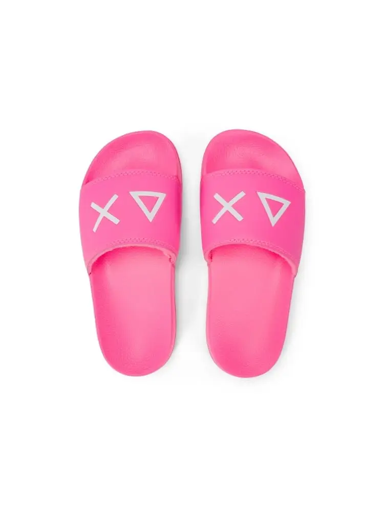 ciabatte kids rosa fluo