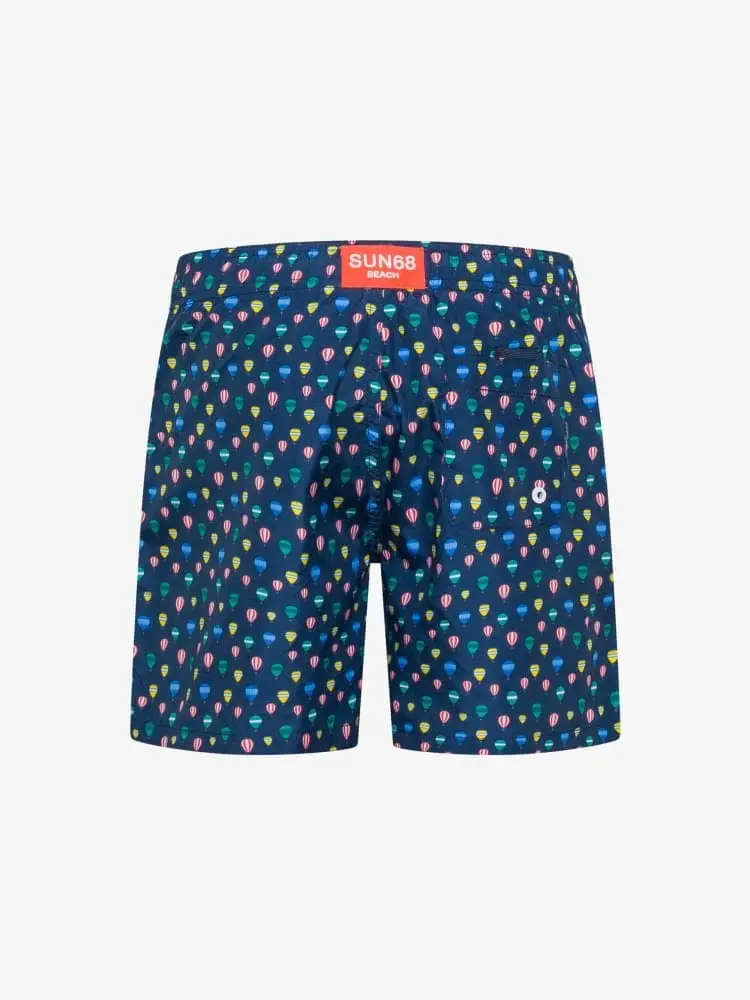 costume avio scuro bambino stampa logo all over miniatura 2