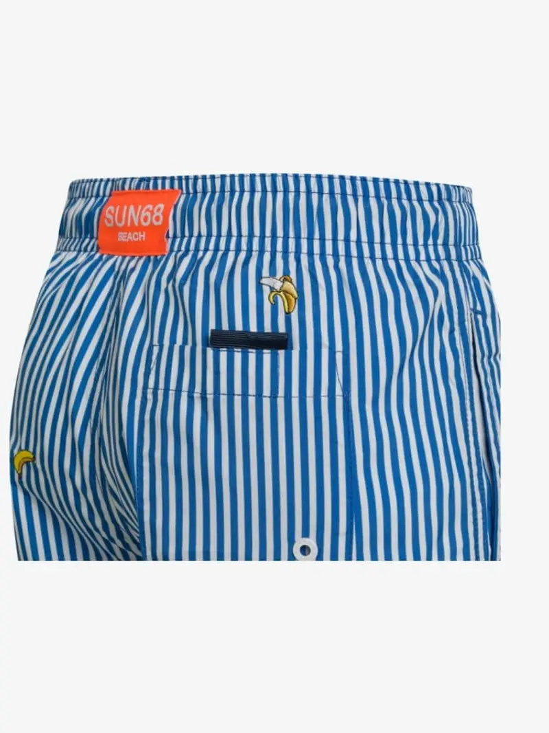 Sun68 costume royal bambino a righe dettagli banane ricamata miniatura 2