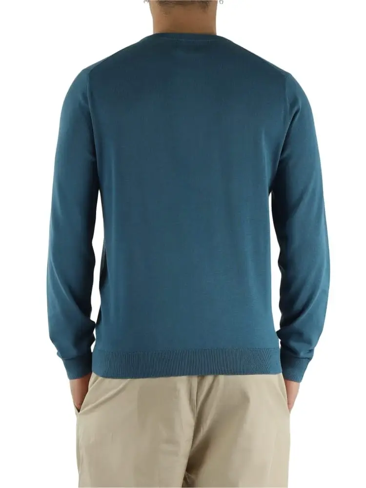 maglia avio scuro uomo mini logo miniatura 2