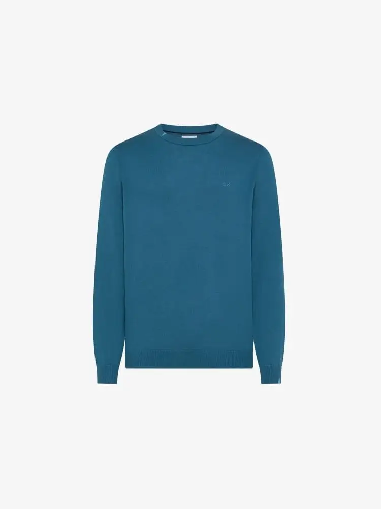 maglia avio scuro uomo mini logo