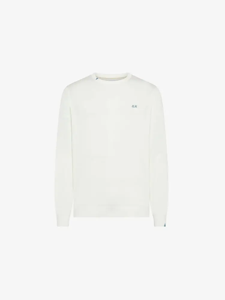 maglia bianca uomo mini logo