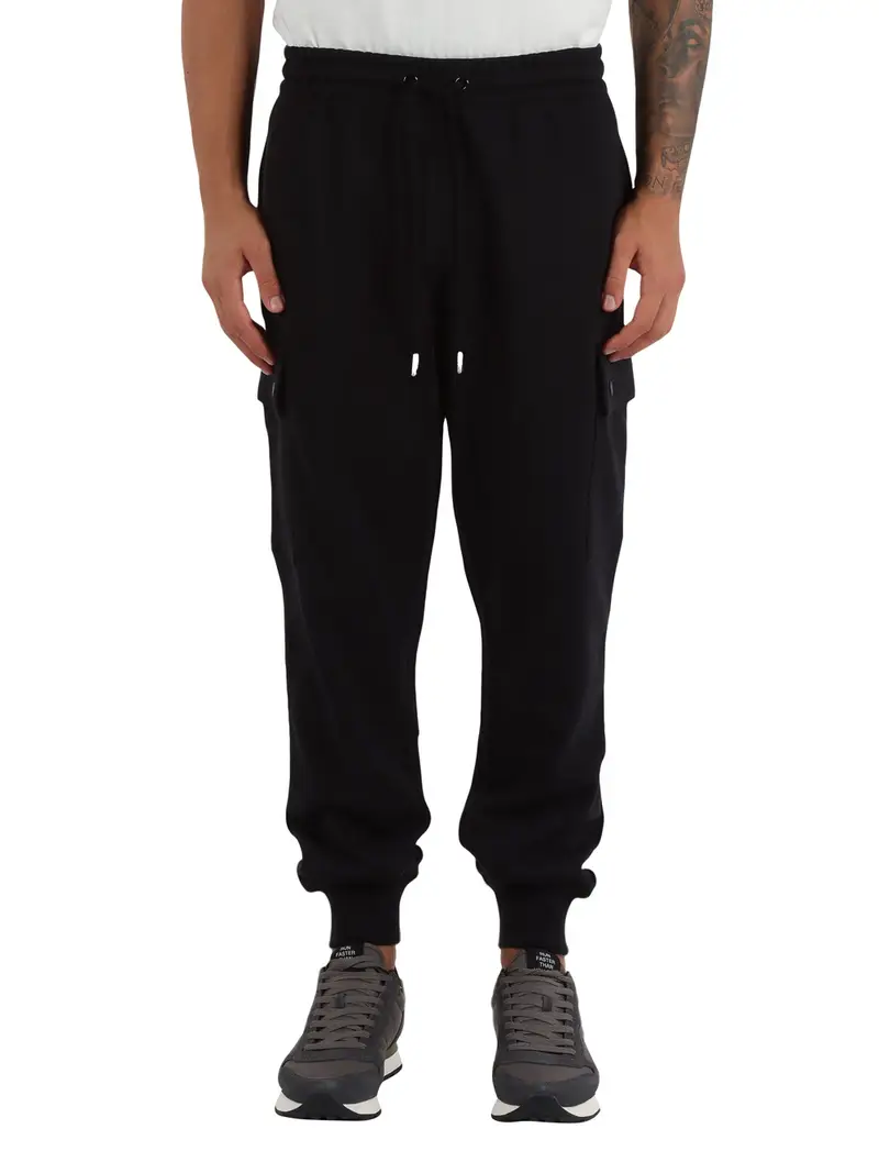 pantalone tuta sun68 da uomo - nero