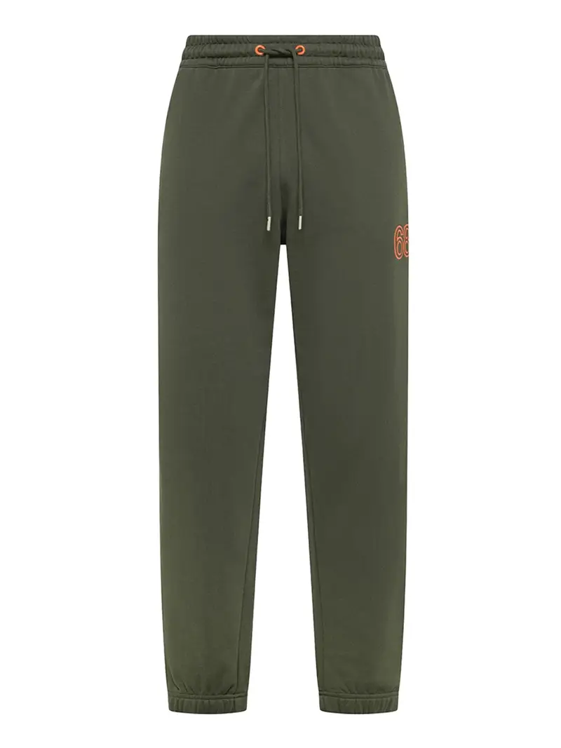pantalone tuta sun68 da uomo - verde