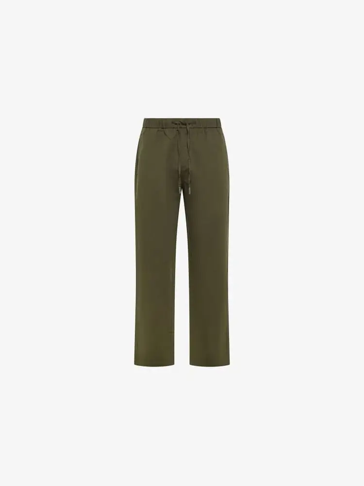 pantalone verde scuro uomo mini logo