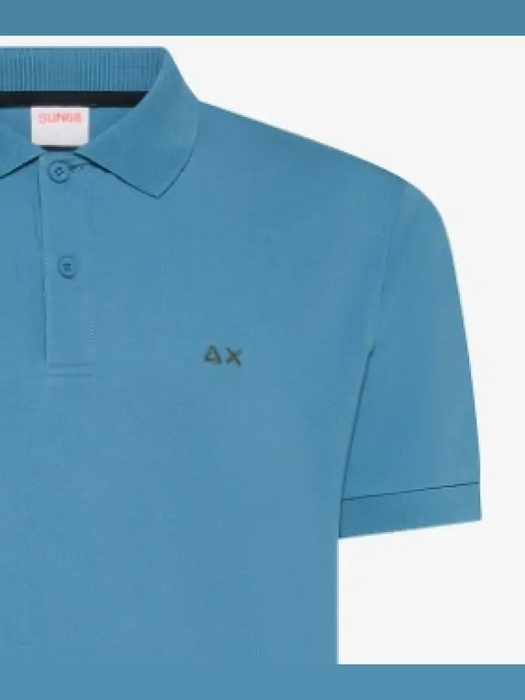 polo avio uomo mini logo sul petto miniatura 2