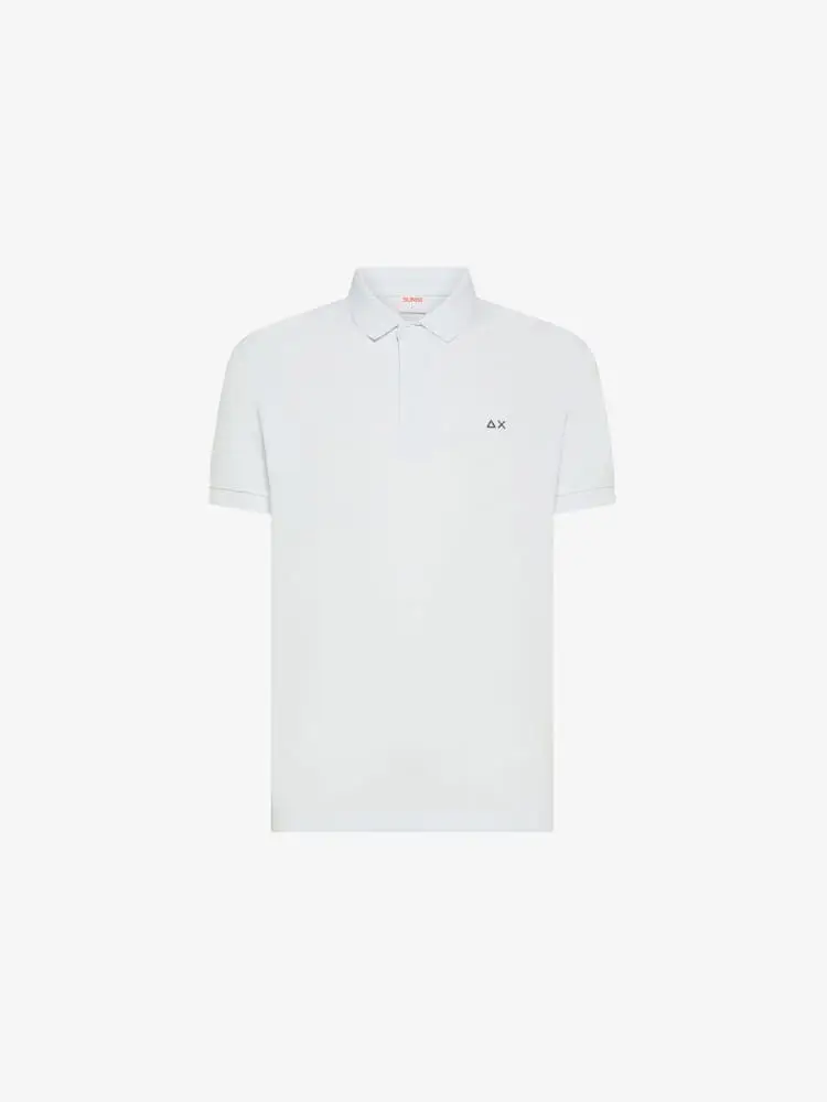 polo bianca uomo mini logo
