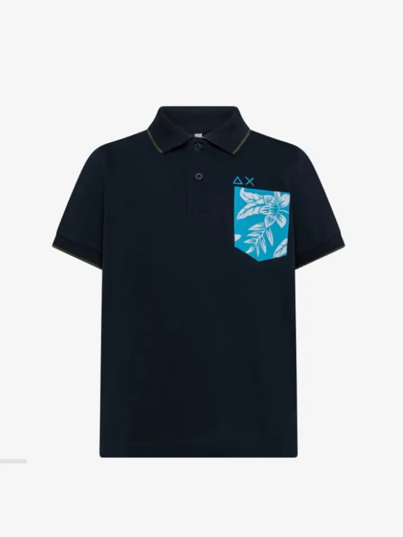 SUN68 Polo Bambino Blu 2089918