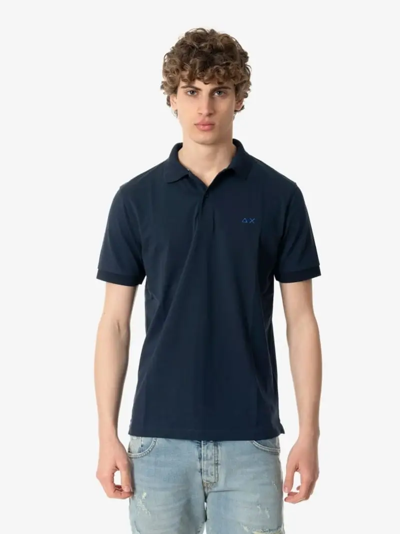 SUN68 Polo Uomo Blu 2088639