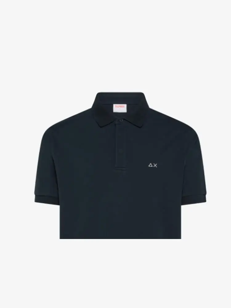polo blu navy uomo mini logo miniatura 2