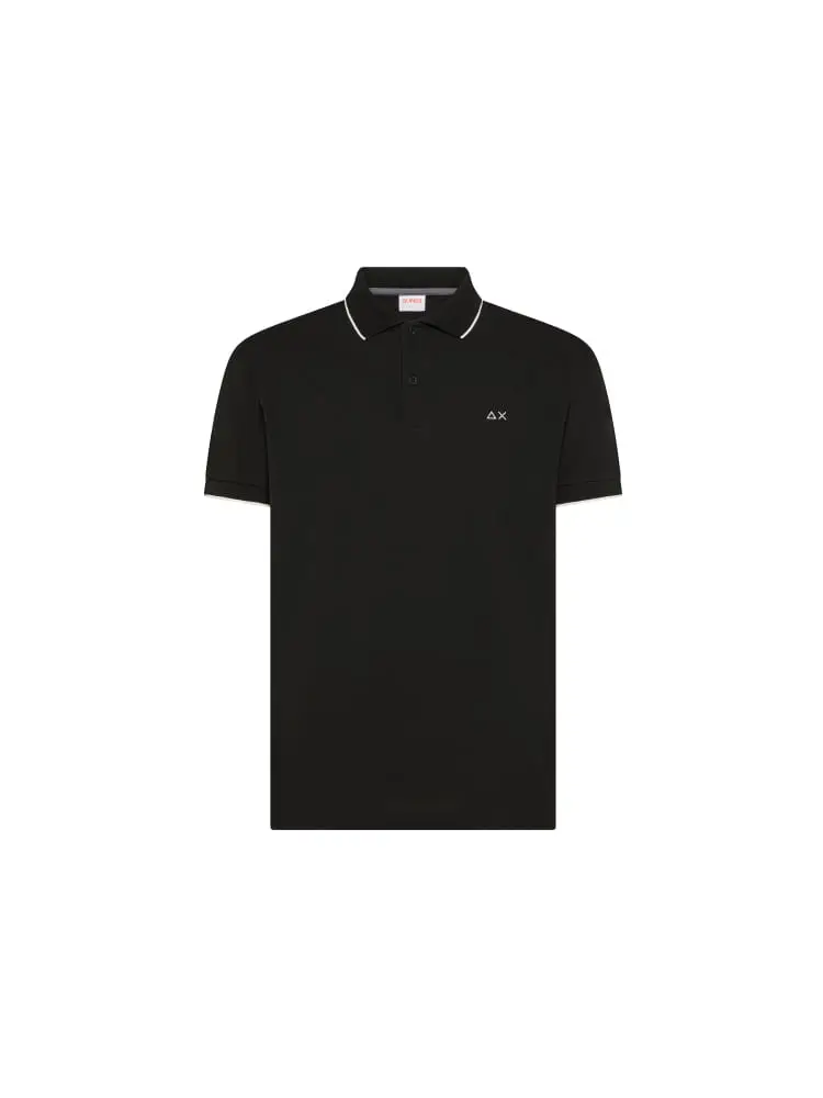 SUN68 Polo Nero 4370644