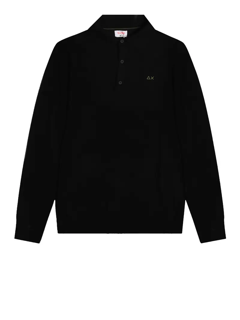 SUN68 Polo Uomo Nero 3220036