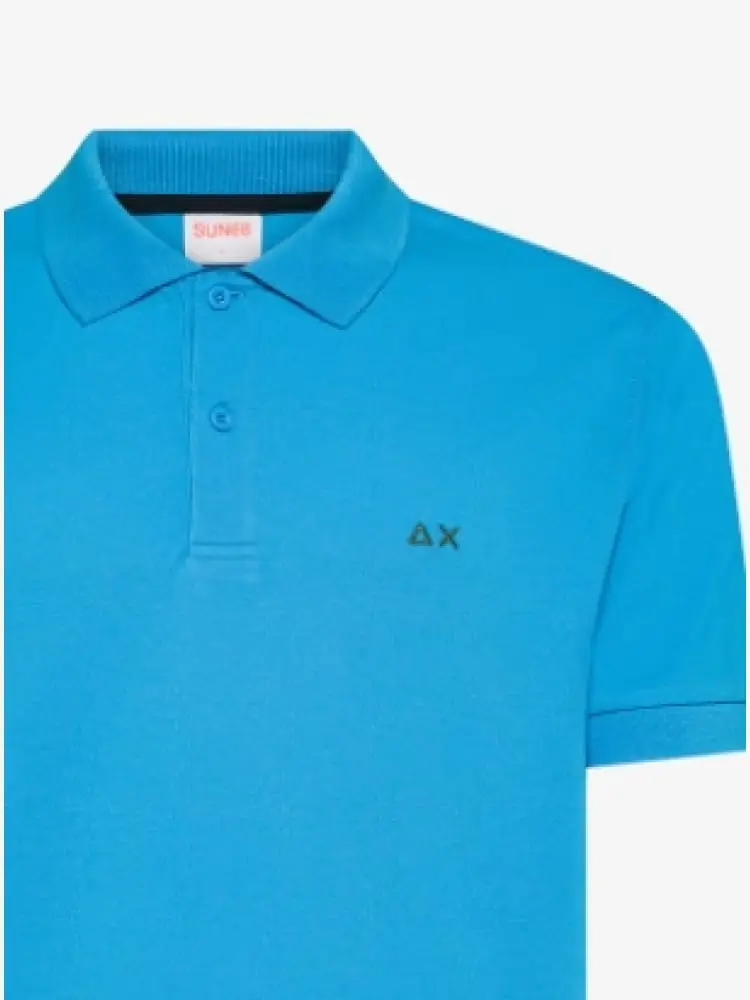 polo turchese uomo mini logo miniatura 2