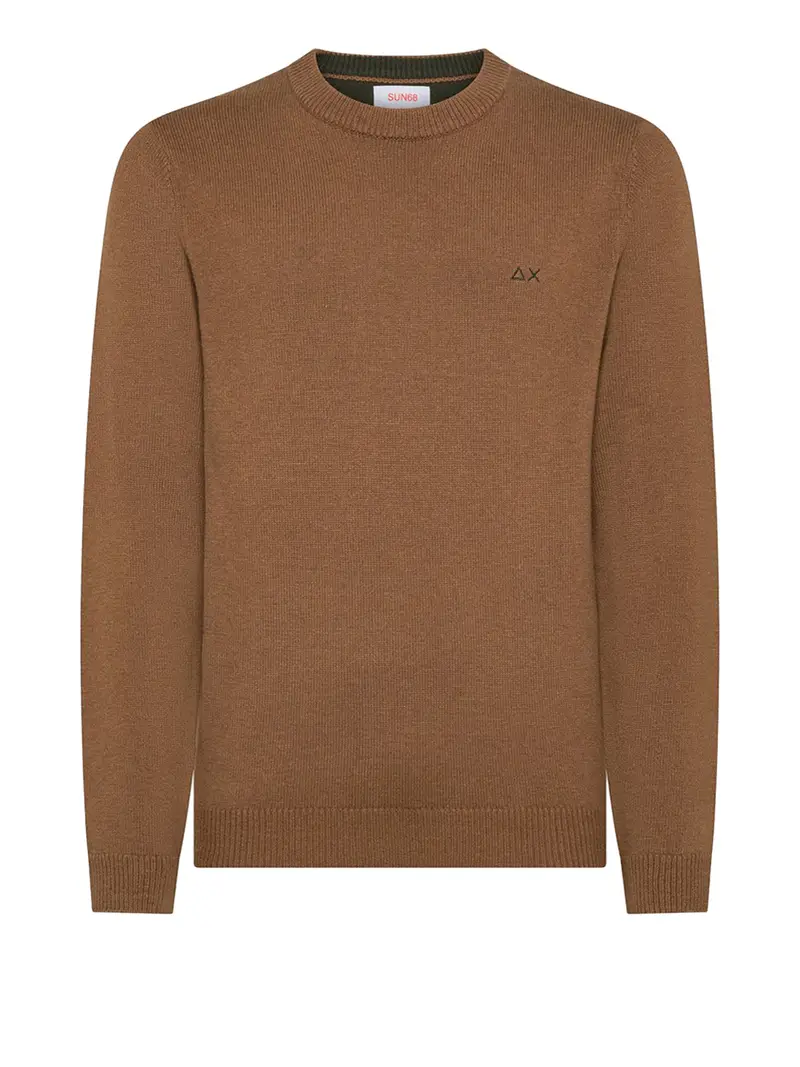 pullover sun68 da uomo - beige