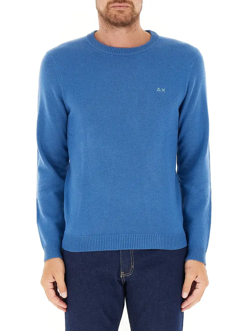 pullover sun68 da uomo - blu