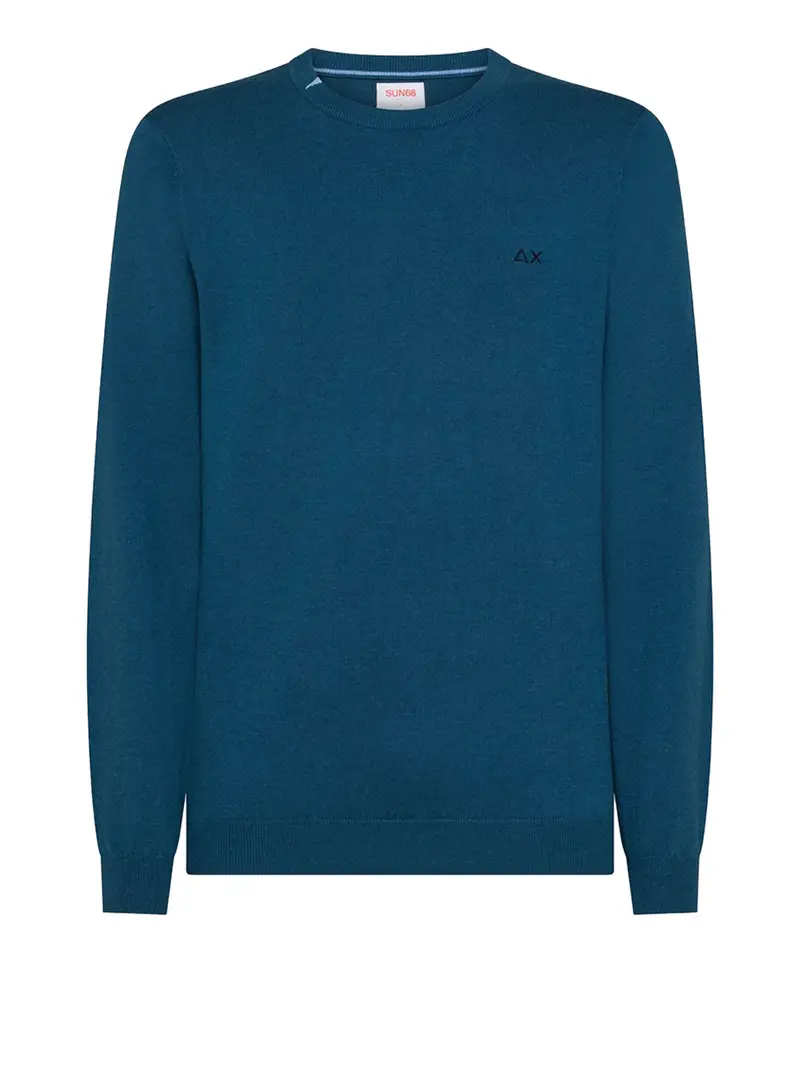 pullover sun68 da uomo - blu