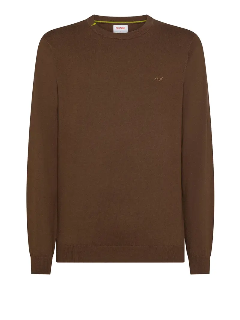 pullover sun68 da uomo - marrone