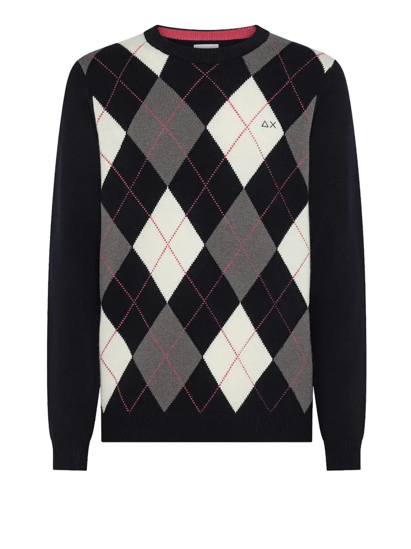 pullover sun68 da uomo - nero