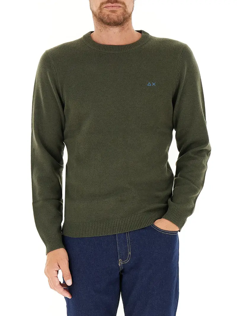 pullover sun68 da uomo - verde